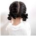Black Bowknot Hair Clips for Girls - Set of 2 Cute Hair Accessories for Kids - Buy Online on SooperMarket.com