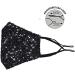 Bling Sequin Fashion Face Mask for Women | Sparkly Glitter with 2 Filters | Reusable Washable Silver - Buy Online on SooperMarket.com