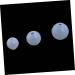 NUOBESTY 9pcs Resin Epoxy Candle Molds Mini Sphere Diy Silicone Mold Epoxy Resin Crystal Epoxy Bracelet Beads White 3.50X3.50X3.50CM - Buy Online on SooperMarket.com