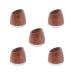 Safety Razor for Men Wood Grain Stand Holder for Bathroom Brown 5 Pack Set of 5 (Brown)