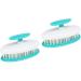 Magiclulu Scalp Massager Hairbrush - 2-Pack Shampoo Brush for Hair Washing & Scalp Care - Green - Buy Online on SooperMarket.com
