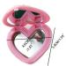 Heart-Shaped Empty Eyeshadow Makeup Box with Mirror | Practical & Safe Storage Solution - International Shipping - Buy Online on SooperMarket.com