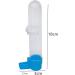 Bird Food Water Dispenser Bird Water Bottle Parrot Automatic Water Feeder Water Drinker Food Feeder Waterer Clip Feeder Cage Accessories for Parrot Budgie Lovebirds Cockatiel Parakeet Cockatoo - Buy Online on SooperMarket.com
