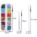 yilin Nail Art Rhinestone Decoration Set with Curved Tweezer Sculpture Pen for Nail Art Tools - Buy Online on SooperMarket.com