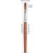 Alexnailart Kolinsky Sable Nail Brush - Size 14 Acrylic Brush with Red Wooden Handle for Manicure Design - Buy Online on SooperMarket.com