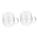 Zerodeko 2pcs Tea Filter Cup Drinking Milk Mug Cup Kettle Water Tea Cup Clear Tea Kettle Tea Infuser Mug Filtering Clear Tumbler Clear Tea Cup Filter Tea Cup Water Cup Office Glass Transparentx2pcs 11x9cmx2pcs