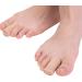 COHEALI Silicone Gel Toe Spacers and Protectors - 2Pcs Beige Finger Sleeves for Toe Blister Relief - Elastic Bandage for Anti-Wear Protection - 20X1.8CM - Buy Online on SooperMarket.com