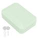 Contact lens box contact lens containers and move out easy to open box for working for the office for home for travel (green)