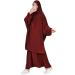 Kelsiop Eid Muslim Women Long Khimar 2-Piece Prayer Robe Set - Large Blue - Buy Online on SooperMarket.com