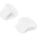 Stop Cracked Heels Toeless Spa Gel Socks for Foot Treatment Care 4 Pair Moisturizing Heel Socks Open Toe Socks for Dry Hard Cracked Heels(White) - Buy Online on SooperMarket.com