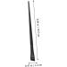 PLAFOPE 12pcs Practical Eyeliner Brush Eye Liner Makeup Brush Angled Eyebrow Brush Eye Liner Brush 15.5x1.2x0.6cm Black - Buy Online on SooperMarket.com