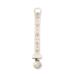 Elodie Details Pacifier Chain 2 Pack - Scandinavian Design for Baby Boys & Girls | Fabric & Wood Clip | Universal Silicone Ring | Autumn Rose & Candy Pink - Buy Online on SooperMarket.com