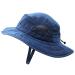 Connectyle Kids Wide Brim Mesh Sun Hat UPF 50+ Sun Protection Hat Beach Play Hat Navy