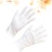 Anneome 12 Pairs Moisturizing Dry Hands Warm Food Handling Glove Hair Coloring Chemical Stretchable Lining Glove Safety White S:21X8cm White - Buy Online on SooperMarket.com