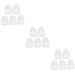 GANAZONO 15 Pcs Vegetable Strawberry Tool Vegetable Shaper Fruit Accessory Forming Machine 7.6x5.6cmx3pcs Transparentx3pcs