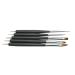 minkissy Pens Set nail art pen manicure pen dot painting tools nail art polish pens manicure tools professional nail brush nail art drill pen nail art Accessory picker dual purpose Drill 15.7*0.4CM Black