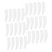 Angoily 100pcs Mask Scoop Cream Scoop Skin Care Face Mask Mixing Spoons Face Cream Spoons Makeup Spoons Spatula Eye Cream Stick Face Beauty Scoop Pp Mini White Skin Care Products 5.50X1.50X0.10CM White