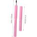 Beavorty Eyebrow Brush mini Lip Flexible Lipstick Brush Retractable Lipstick Applicator Portable Eye travel makeup brush Lip Gloss Applicator with cover telescopic brush medium Pink - Buy Online on SooperMarket.com