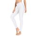 Holipick Swim Pants for Women Swimming Leggings High Waisted Swimsuit Pants UPF 50+ Rash Guard Pants White Small