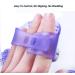 Topwon Palm Shaped Massage Glove - 360-Degree Metal Roller Ball for Cellulite Reduction - Purple - Buy Online on SooperMarket.com