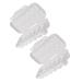 KOMBIUDA 2pcs Anti-Collision Damage Chicken Egg Tray for Refrigerator Egg Fridge Organizers re-usable Grey 30X11X6.5CM