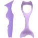 2pcs Silicone Eye Make up Tools Makeup Tools Women Eyeliner Stencils Eyeliner Guard Mascara Tool Silicone Eyeliner Aid Eyeliner Women Make up Tools Make up Purple