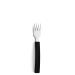 Amefa Select 3001 fork with grip thickening 18/10 stainless steel cutlery black especially eating aid for seniors everyday help cutlery rust -free & dishwasher -safe fork