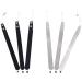Dajidafu Tweezers Antistatic Angle Head Wear-Resistant Ceramics Interchangeable Tools Anti Slip Handle Lightweight Balance Forceps Small Bend End White White Small Bend End - Buy Online on SooperMarket.com
