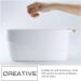 FOMIYES Basin Tub Retro Wash Basin Manicure Bowl Manicure Bowl Soaking Soak Bowl Nail Art Polish Remove Hand Wash Manicure Spa Tool White Portable Wash Basin Nail Art Soaking Bowl Hand Soak Bowl - Buy Online on SooperMarket.com