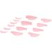 Eyelash Perm Pads Portable Silicone Soft 7 Pairs 7 Sizes Eyelash Lift Shields for Beauty Salons (Pink) - Buy Online on SooperMarket.com