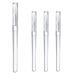 4 Pcs Silicone Lip Brushes - Portable Lipstick Applicator Wands & Mini Lip Scrub Brush for Gloss | International Shipping - Buy Online on SooperMarket.com