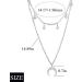 Shop Edary Layered Necklace with Moon Pendant & Tassel - Women s Fashion Jewelry for Global Shipping - Buy Online on SooperMarket.com