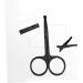 Balacoo Stainless Steel Nose Hair Clippers & Eyebrow Trimmer for Men - 1pc Vibrissa Scissors - Buy Online on SooperMarket.com
