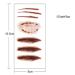 Halloween Zombie Scars Tattoos 10pcs Fake Scar Bloody Makeup Stickers for Costume Decoration - Buy Online on SooperMarket.com