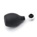 1pc Silicone Powder Blower Spray Applicator Hair Powder Dispenser Hair Thickening Fiber Spray Hair Fiber Atomizer Barber Powder Blower Powder Applicator Concealer Spray Black