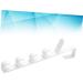 Cabilock 6 Pcs Towel Hooks Door Hanging Rack Multifunctional Hooks Hanger Coat 2pcsx3pcs Whitex3pcs - Buy Online on SooperMarket.com