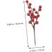 ABOOFAN 20 Pcs Christmas Imitation Fruit Holly Christmas Berries Christmas Flower Pick Christmas Berry Picks Home Decor Plants Decor Cherry Stems Party Supplies Foam Cherry Fruit Banquet - Buy Online on SooperMarket.com