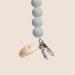 Center Coast Collections Silicone Pacifier Clip - Safe Binky Holder - Neutral Grey - Unisex Baby & Toddler - Buy Online on SooperMarket.com