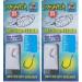 Set: 2 packs (12 pieces) Method feeder - front compartment/elastic Bait hair hair loop mono monofil braided rig from Behr hook size after choosing carp hook size 10 with loop