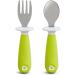 Munchkin Toddler Fork and Spoon Set - 1 Fork & 1 Spoon - Assorted Colors - Buy Online on SooperMarket.com