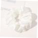 Wooneky 5pcs Bridesmaid Hair Accessories - Satin Elastic Hair Bands and Scrunchies Set in White - Wedding and Girls Hair Wrap - Buy Online on SooperMarket.com