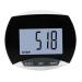Step Counter 3D Walking Pedometer with Clip and Lanyard Accurate Step with Large Display Black