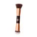 Housoutil 1pc Double-ended Makeup Brush Mineral Makeup Foundation Flat Top Foundation Brush Contour Brush Women Cosmetics Brush Round Beauty Artificial Fiber Miss Face Loose Powder