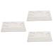 IMIKEYA Baroque Fondant Mold 3pcs Embossed Lace Mold 3D Non Stick Flower Candy Silica Gel Scroll Border Lace Molds 19.5X12X1CMx3pcs