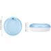 Portable Dnom Dose Orthodontic Holder | Suitcase for Storing & Cleaning Dentures | Rotating Tooth Storage Box - Sweet Blue - Buy Online on SooperMarket.com