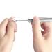 Stainless Steel Cuticle Pusher Trimmer Remover - Nail Art Manicure Tool (Silver) - Buy Online on SooperMarket.com