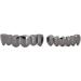 Shop Hip Hop Prop Teeth Accessories - Shiny Black Brass & Silicone Decoration for Halloween Party Gifts - Buy Online on SooperMarket.com