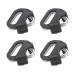 Foto&Tech 4 pieces Stainless Steel Lug Ring Camera Strap Triangle Split Ring Adapter and ABS Cap, Compatible with Fujifilm Lecia Nikon Canon Sony Olympus Pentax Panasonic SLR RF Mirrorless Camera