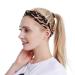 Folora Leopard Print Twisted Criss Cross Headbands for Women & Girls - Set of 4 - Buy Online on SooperMarket.com