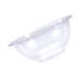 Didiseaon 1pc Lace Washbasin Simple Washbasin Transparent Bathroom Bowl Kitchen Washing Basin Spa Massager Basin Lace Wash Basin Countertop Face Basin Small Baby Pp Fashion Cleaning Basin 23x23cm Transparent